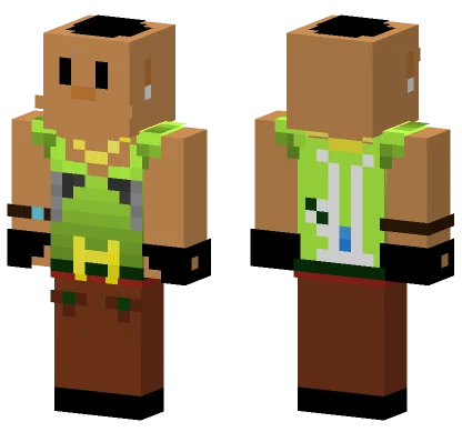 Green Tank Top Boy Minecraft skin