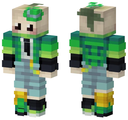 Green Tech Jumpsuit Minecraft skin