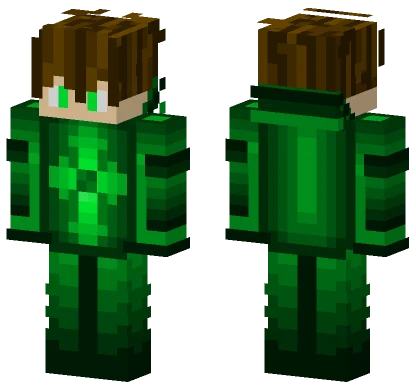 Green Tech Kid Minecraft skin