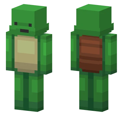 Green Turtle Skin Minecraft skin