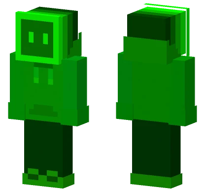 Green TV Skin Minecraft skin