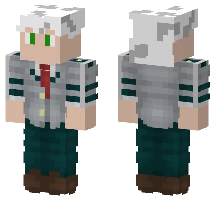 Green Uniform Boy Minecraft skin
