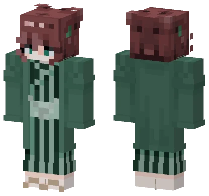 Green Uniform Girl Minecraft skin