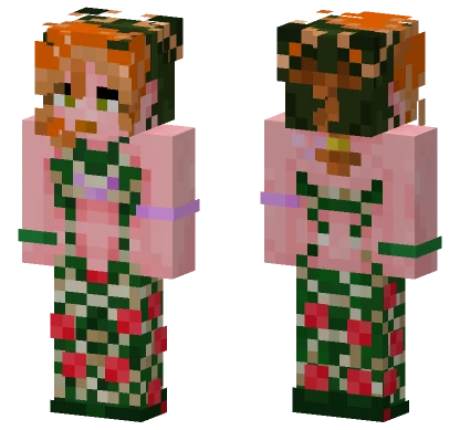 Green Vine Warrior Minecraft skin