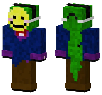 Green Zombie Suit Minecraft skin
