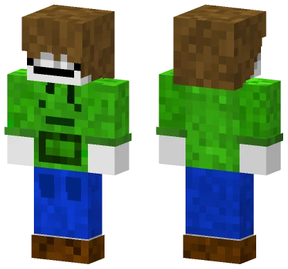 Green Zombie Warrior Minecraft skin