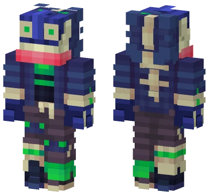 Greninja Blue Team BB Minecraft skin