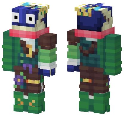 Greninja Slimy Slimes Chamber Trials Minecraft skin