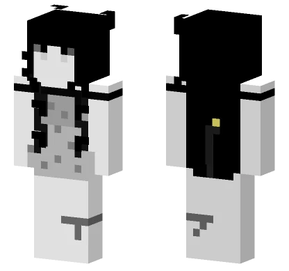 Grey Bear Hoodie Minecraft skin