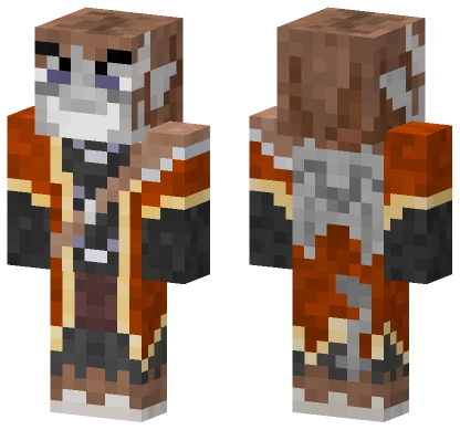 Grey Dev1l Minecraft skin