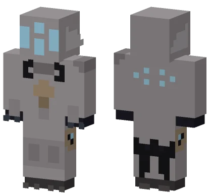 Grey Overseer Minecraft skin