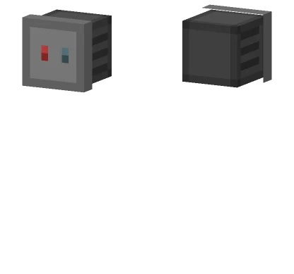 Grey Robot Minecraft skin
