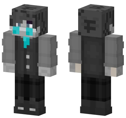 Grey Suit Minecraft skin