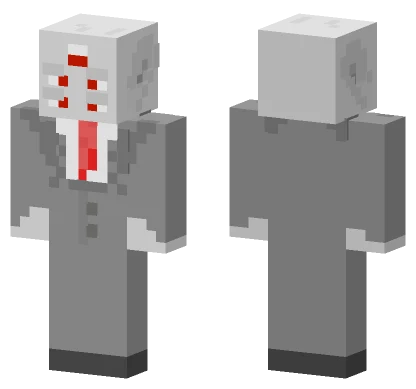 Grey Suit Gentleman Minecraft skin