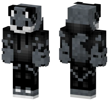 Grey Wolf Skin Minecraft skin
