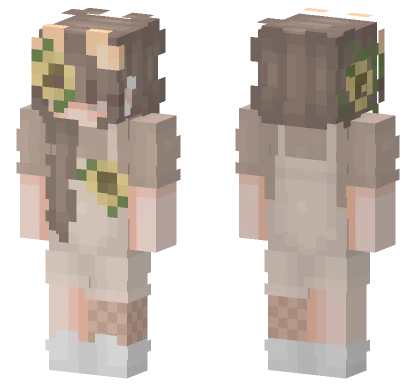 Grfssrf Sunflower Girl Minecraft skin