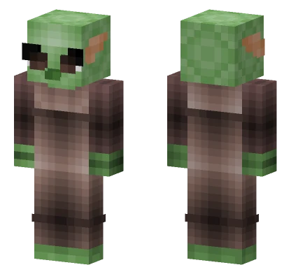 Grogu Baby Yoda Minecraft skin