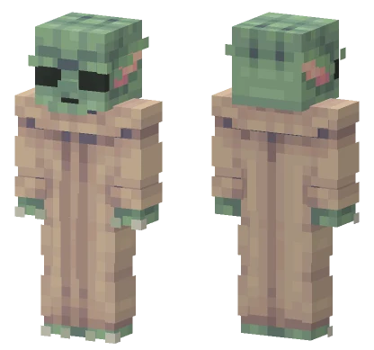 Grogu Skin Edit Minecraft skin