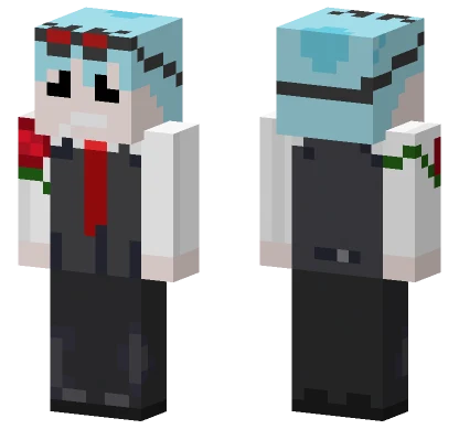 Groom with Rose Minecraft skin