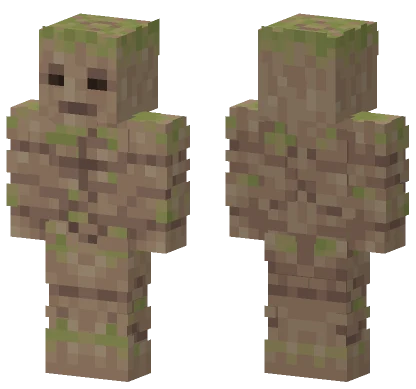Groot Guardians of the Galaxy Minecraft skin