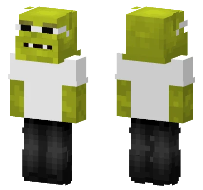 Shrek Green Ogre Minecraft skin