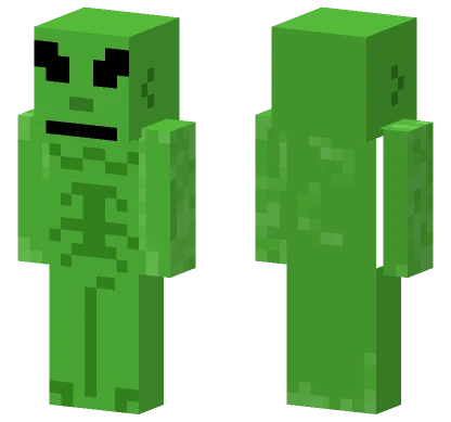 GTA Green Alien Minecraft skin