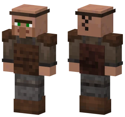Guard Villager Remastered Minecraft skin