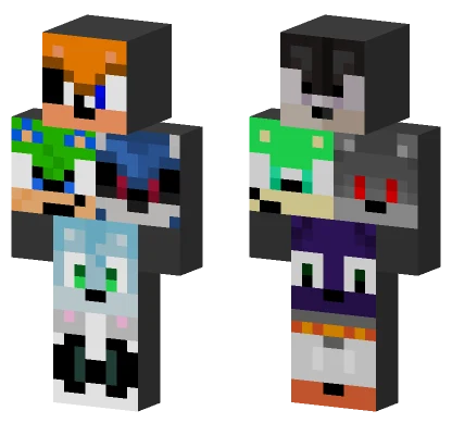 Guess The Steam Team Sonic OCs Minecraft skin