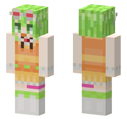 Gumi Summer Outfit Minecraft skin