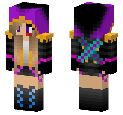 Gwen the Warrior Minecraft skin