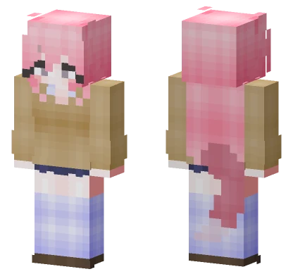 Gyaru Slowpoke Minecraft skin