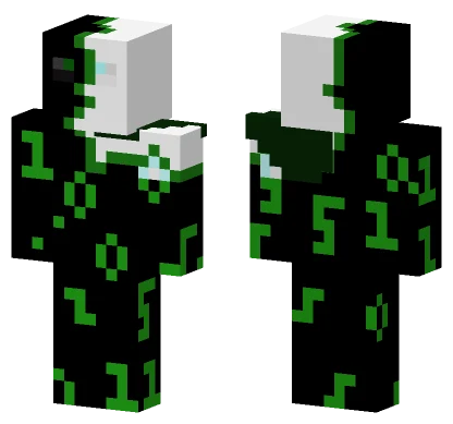 Hacker No Robot Eye Minecraft skin
