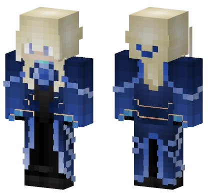 Hainuo Heino Blue Outfit Minecraft skin
