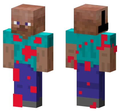 Hairless Steve Minecraft skin