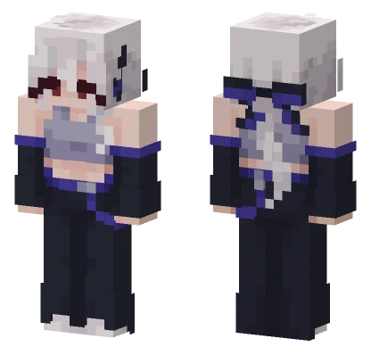 Haku Girl Minecraft skin
