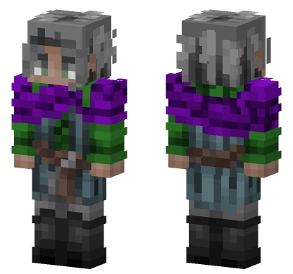 Half Elf Zen Minecraft skin