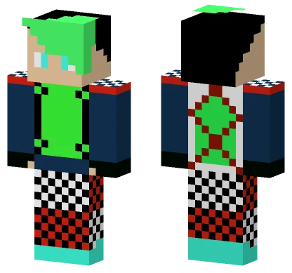 Half Joker Skin Minecraft skin