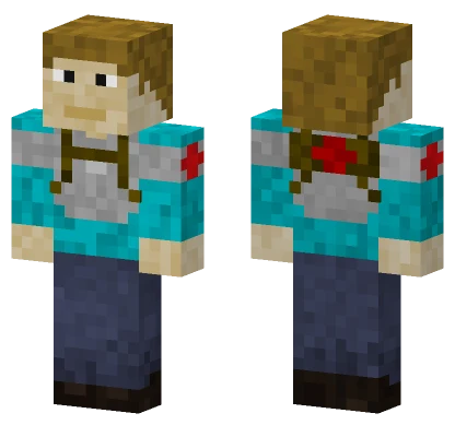 Half Life 2 Medic Blue Minecraft skin