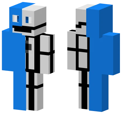 Half Robot 03 Minecraft skin