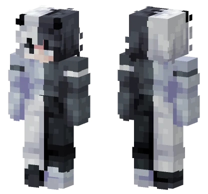 Half Skin Minecraft skin
