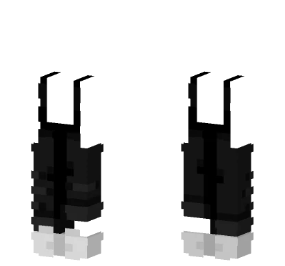 Halloween Black Gray Overalls Minecraft skin