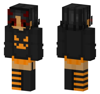 Halloween Demon Minecraft skin