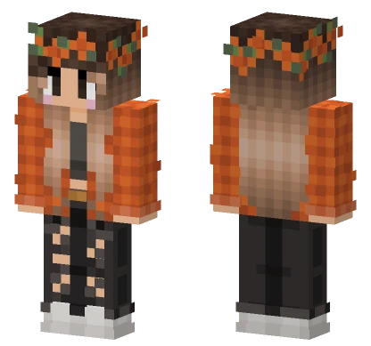 Halloween Girl Minecraft skin