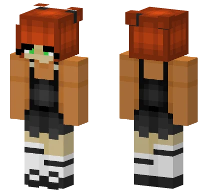 Halloween Overalls Minecraft skin