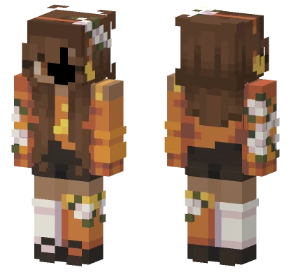 Halloween Pandora Minecraft skin