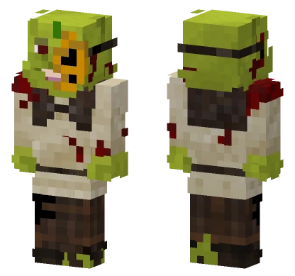 Halloween Shrek Minecraft skin