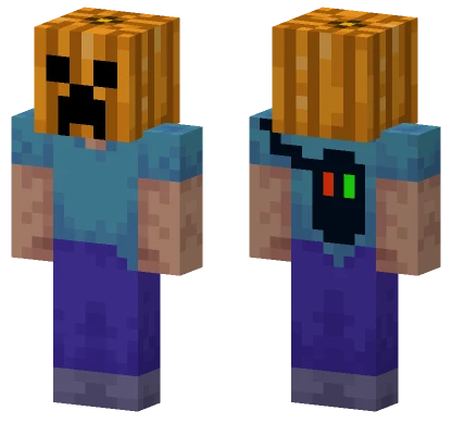 Halloween Steve Phase 2 Minecraft skin