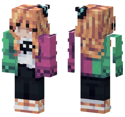 Halloween Sweater Collab Minecraft skin
