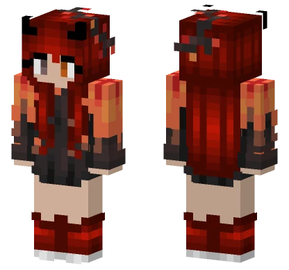 Halloween Wonder Lava Cast Minecraft skin