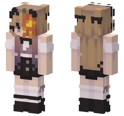 Hallows Eve Girl Minecraft skin